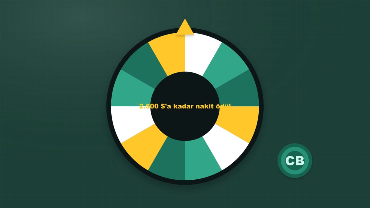 Cloudbet Hoş Geldin Paketi için bonus çarkı çizimi